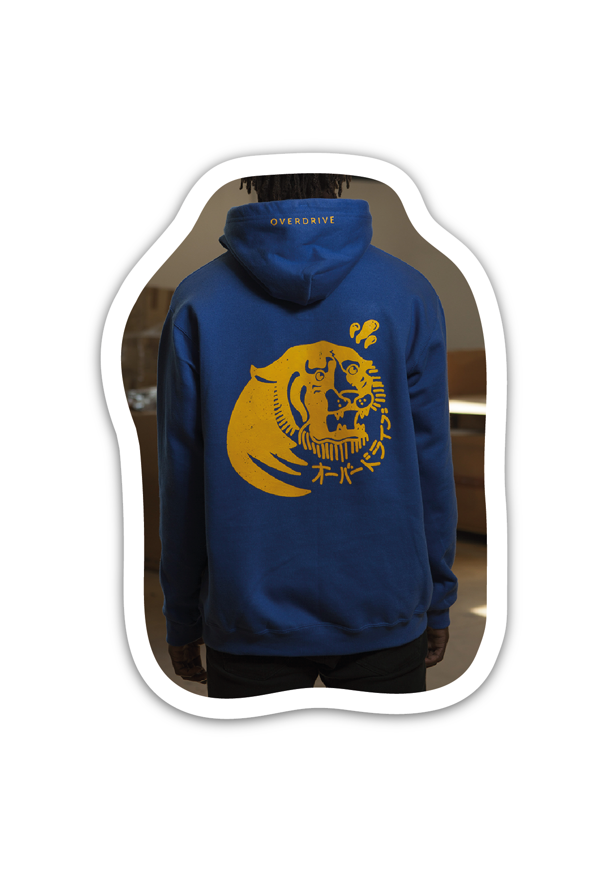 BLUE TIGER HOODIE